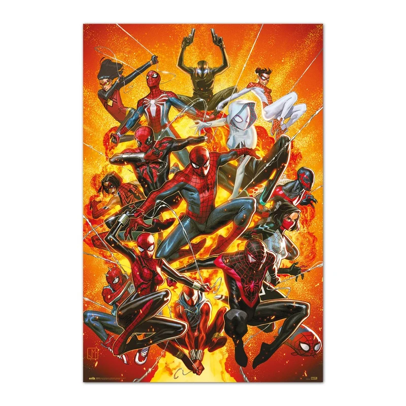 Maxi Poster Marvel (Spider-Geddon 1) a Parete Incorniciabile 91x61 cm Spider-Man