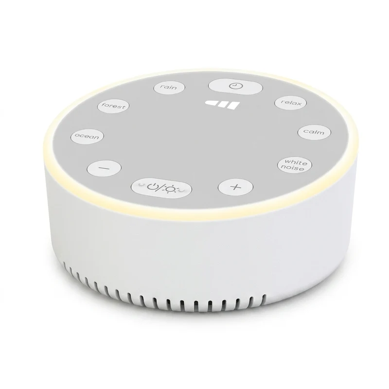 Baby Sleep Aid Night Light with White Noise Speaker and Breathing Light