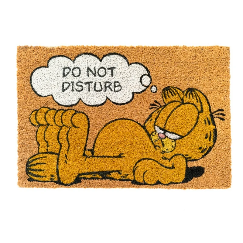 Zerbino (Garfield) Tappeto per Ingresso da Esterno e Interno Cocco Divertente Cameretta Bagno con Base in PVC Antiscivolo 40X60 cm