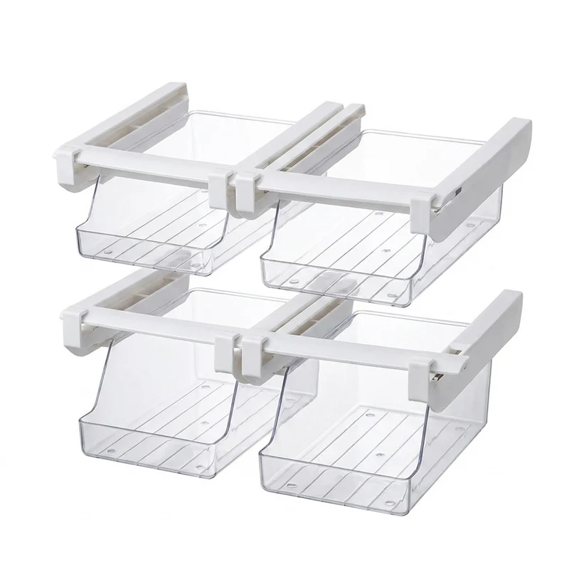 Clear Fridge Can Dispenser — 33×13×8.5cm
