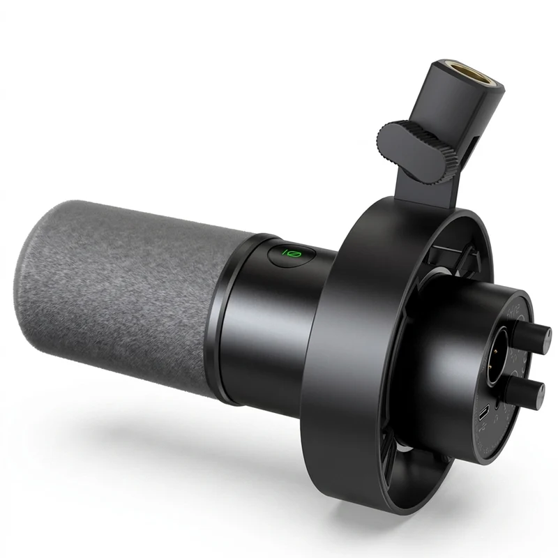 USB/XLR Dynamic Microphone K688 — Shock Mount, Touch Mute & Headphone Monitor