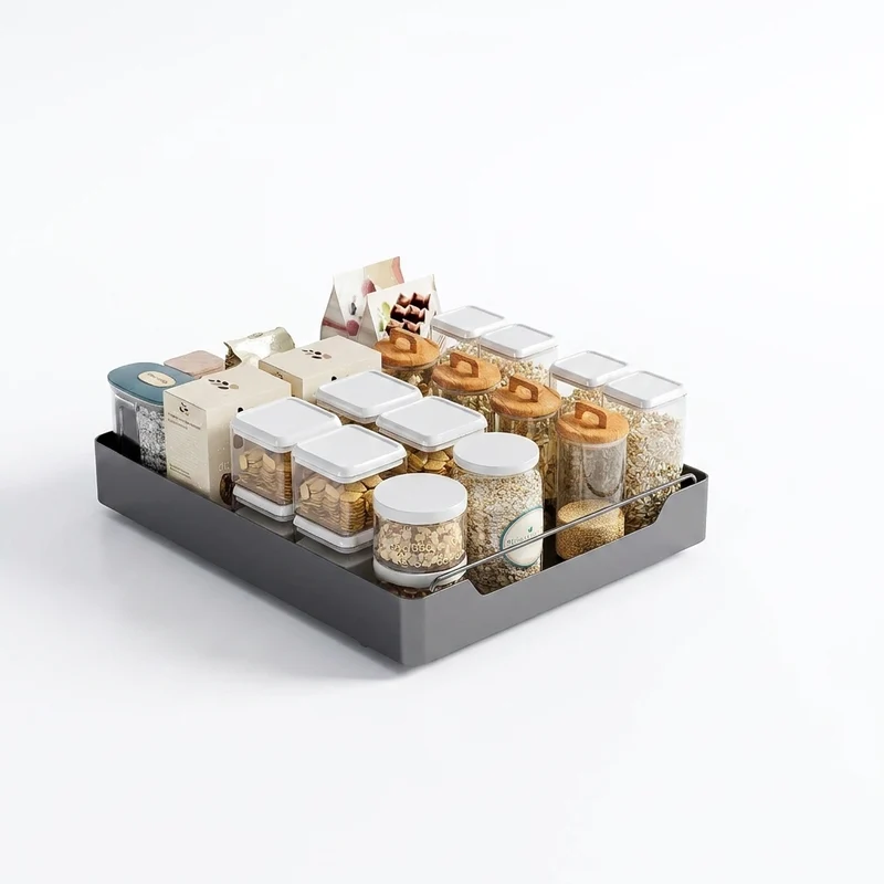Pull-Out Cabinet Organiser with Quiet Damping Slide