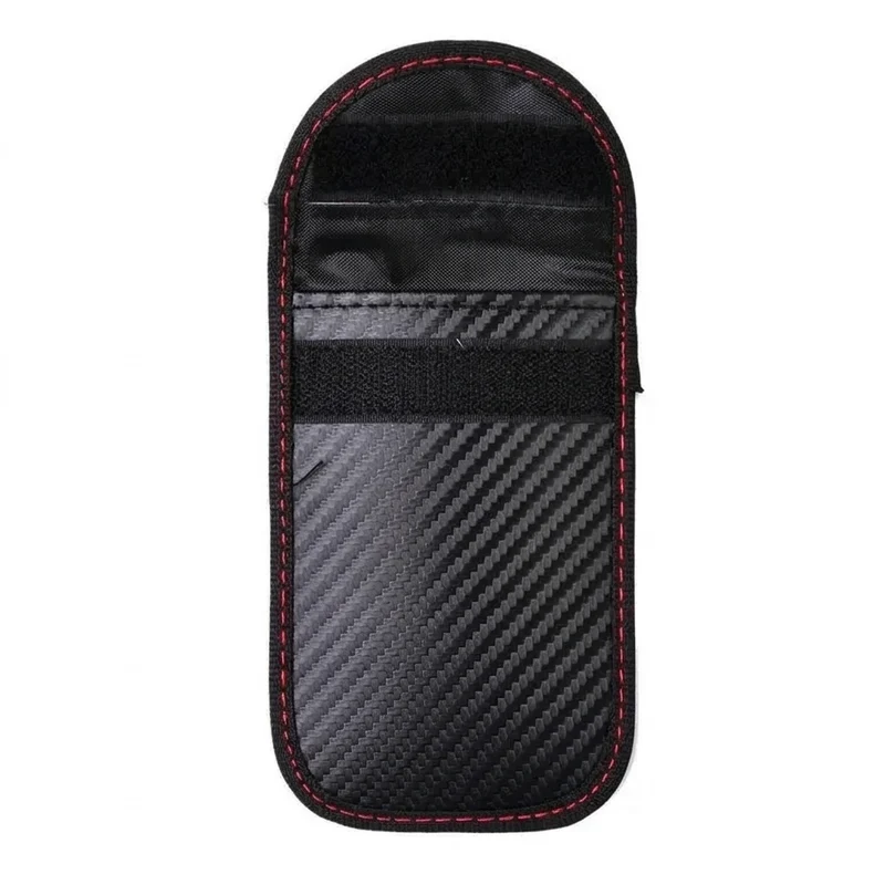 Car Key Signal Blocker Faraday Pouch – Dual-Pocket Key Fob Case