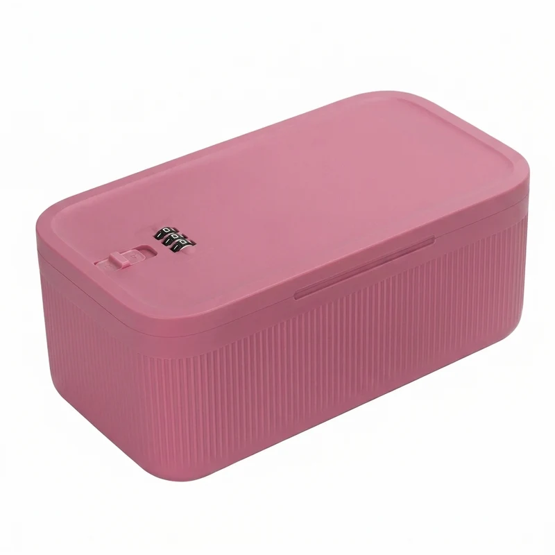 Lockable Plastic Storage Box 2L – Personal Safe for Home, Office & School