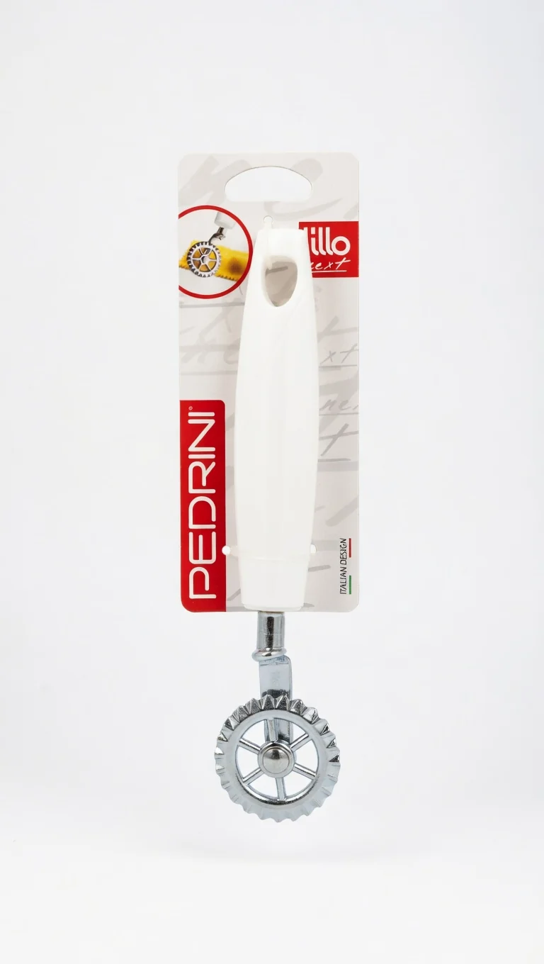 Pedrini Lillo Gadget Rotella Tagliapasta Art. 0010 – Lama in Acciaio Inox e Manico Ergonomico – Made in Italy
