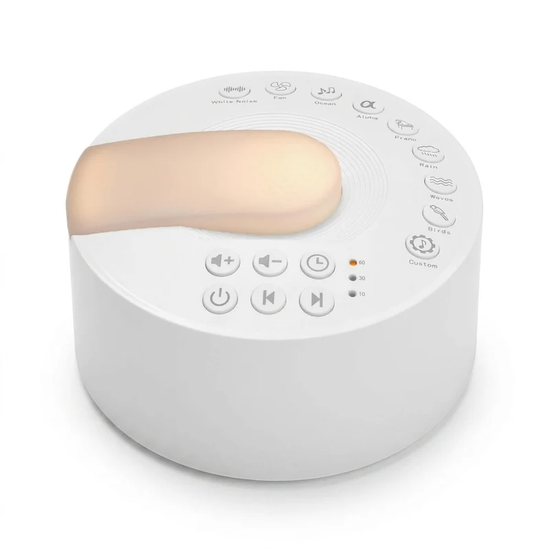 Type-C Rechargeable White Noise Machine — Timed Shutdown Sleep Sound for Baby, Adult & Travel