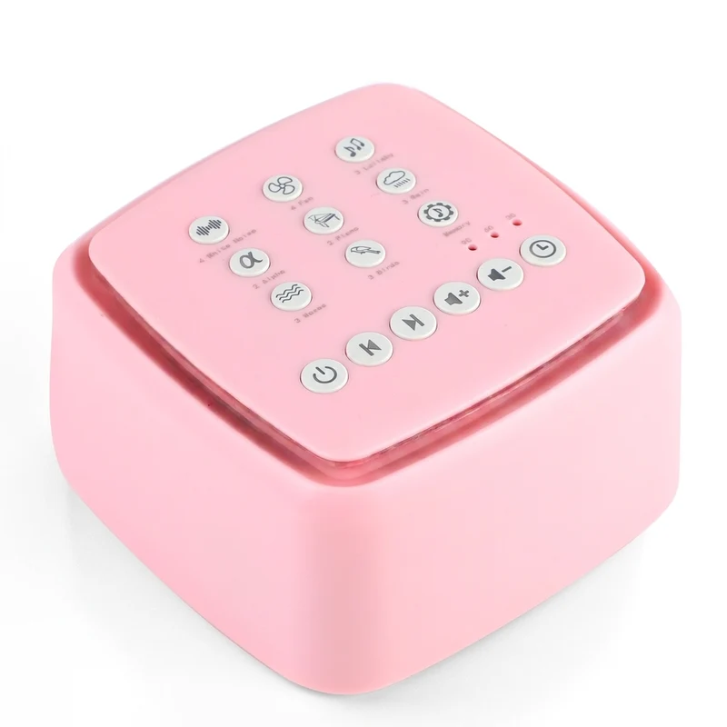 White Noise Machine — 30 Soothing Sounds, Warm Light, 30‑Hour Battery