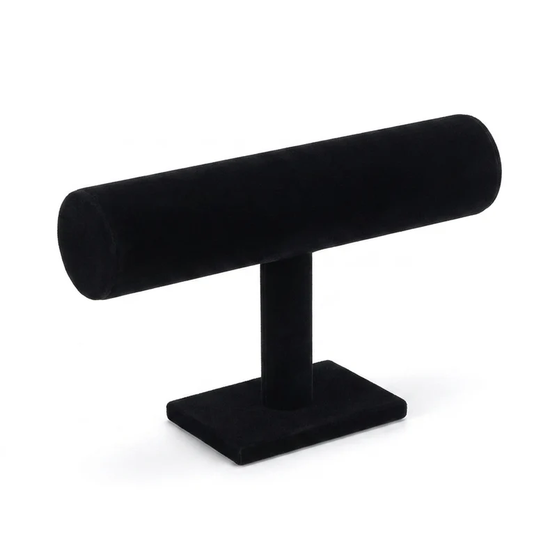 T-shaped Jewellery & Watch Display Stand - Vertical Desktop Bracelet Holder