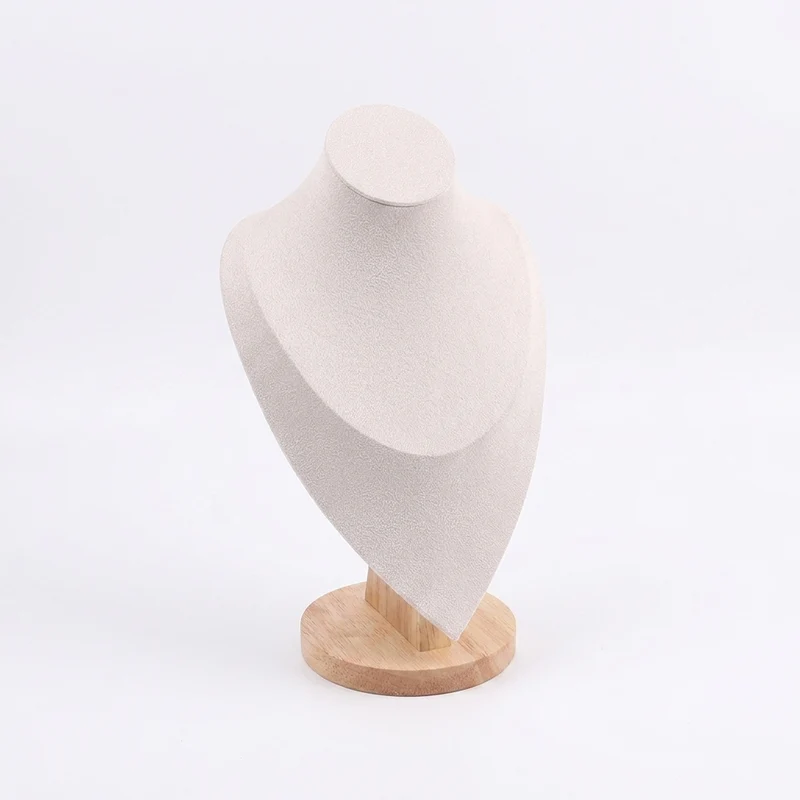 Velvet Necklace Display Bust — Pendant & Jewellery Mannequin Stand
