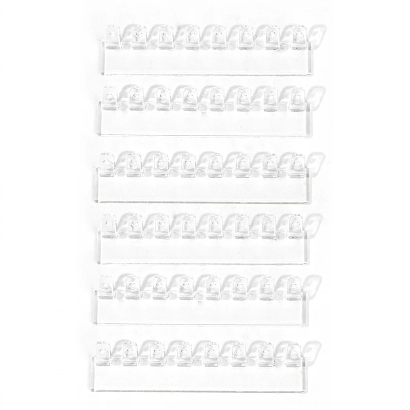Necklace Storage Rack — 3/6/12/18pcs Wall-Mounted Anti-Tangle Jewellery Display with 8 Hooks