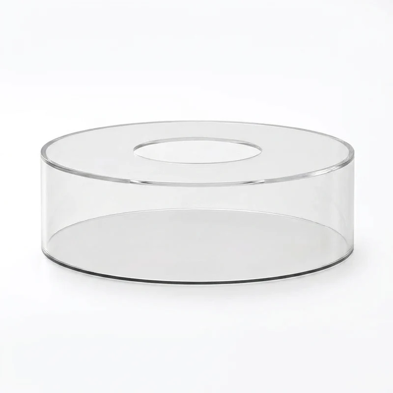 Clear Refillable Acrylic Cake Display – Round, Square or Hexagonal (3mm)