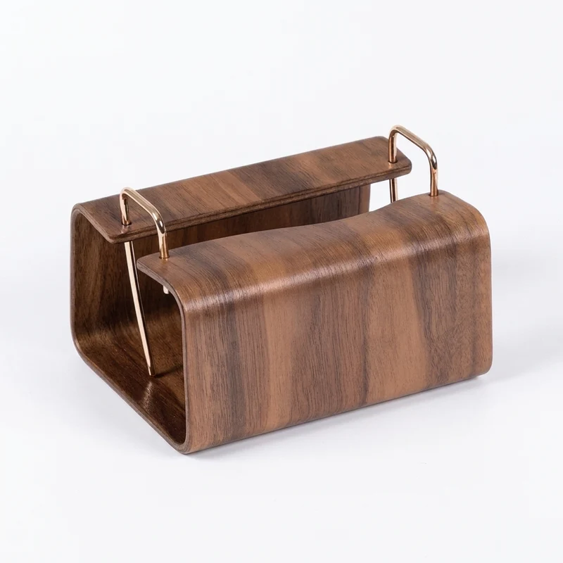 Nordic Wooden Tissue Box – Retro Napkin Holder for Living Room & Desktop