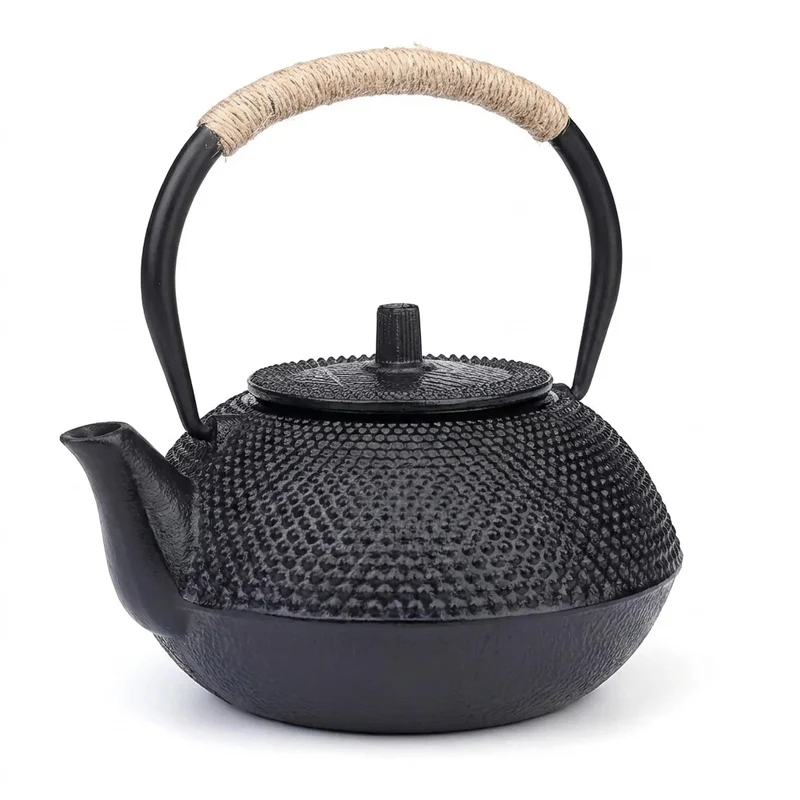 Cast Iron Teapot — Japanese-style Kettle 300/600/900/1200ml with 304 Steel Infuser
