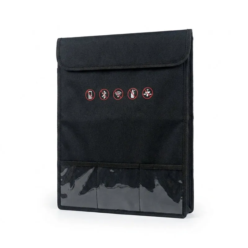 RFID Signal Blocking Faraday Pouch — Phone, Cards & Key Fob Shield