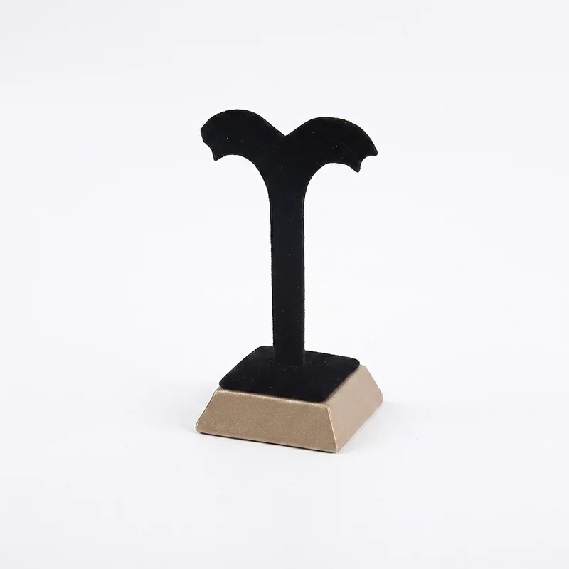 Velvet Jewellery Organiser Stand – Metal Ring, Pendant, Bracelet & Watch Display