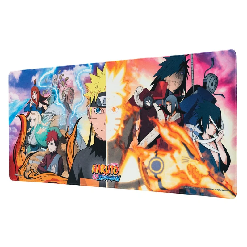 Naruto: Shippuden - Tappetino per Tastiera e Mouse Pad per Scrivania Gaming PC, Impermeabile e Antiscivolo 80x35 cm | Accessori Gaming: Desk Mat Gadget