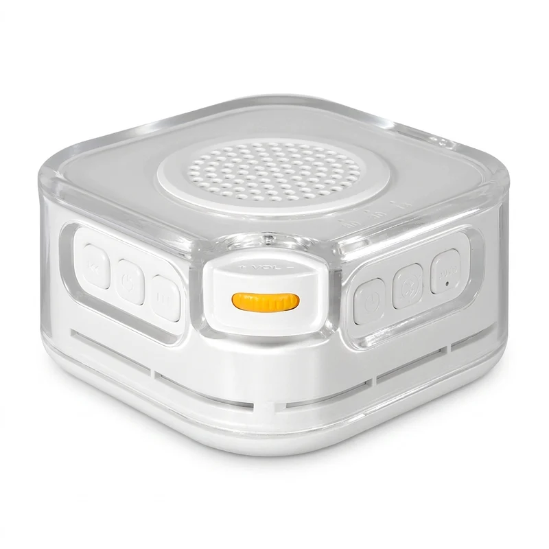 White Noise Sound Machine — 28 Soothing Sounds, 3-Level Night Light & Portable Bluetooth Speaker