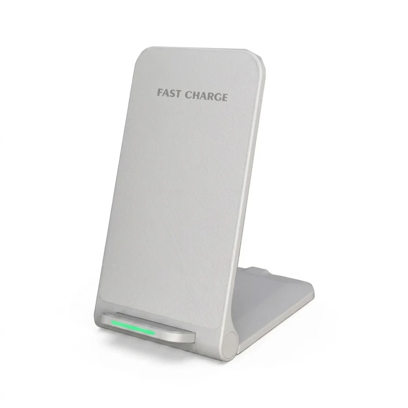 Wireless Charging Stand Pad for iPhone 17 16 15 14 13 12 Pro, Samsung & Xiaomi Phones (USB‑C, No Cable)