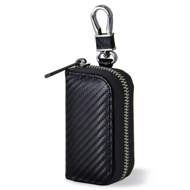 RFID Faraday Key Fob Pouch – PU Leather Signal Blocking Case