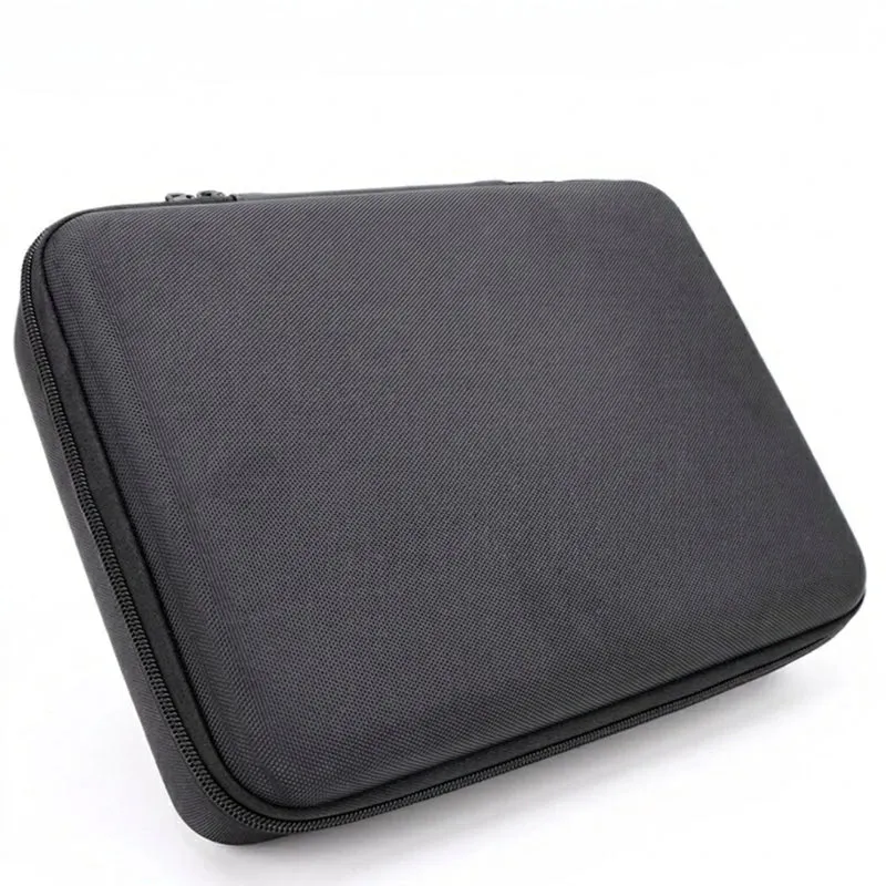 15-Slot Velvet Watch & Jewellery Storage Box, Portable Black (Size L)