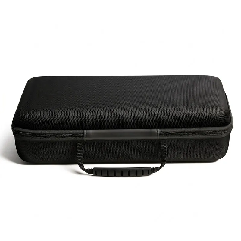 15-Slot Watch Case — Shockproof Foam & Hard-Shell Portable Storage (Black)