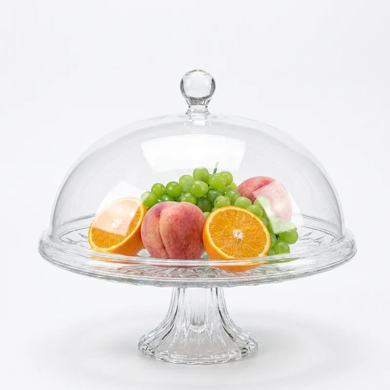 Dome Serving Plate with Cover — 16cm Multiuse Cake & Dessert Stand
