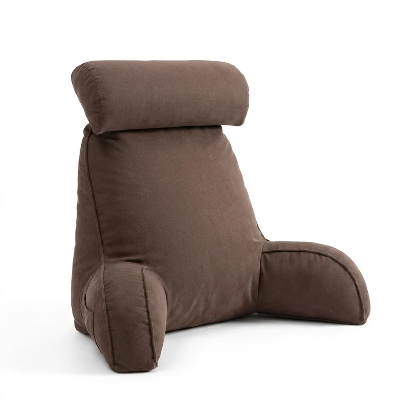Headboard Sofa Cushion — Supportive Backrest Pillow for Reading, Medium–High Softness