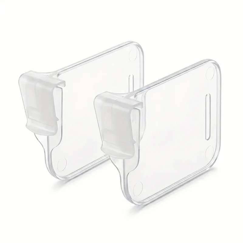 Clear Adjustable Fridge & Cabinet Dividers – Pack of 5/10/15/20