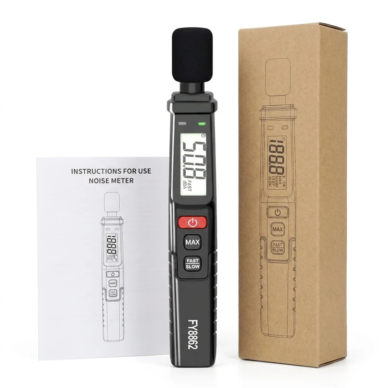 MASTFUYI FY8862 Sound Level Metre – A‑Weighted 30–130 dB Decibel Meter