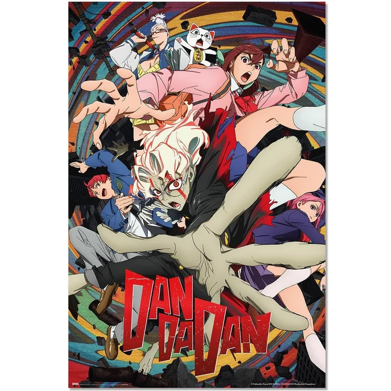 Maxi Poster Anime: (Dan da Dan 2) Manga a Parete Incorniciabile da Cameretta Fumetti Manga 91x61 cm