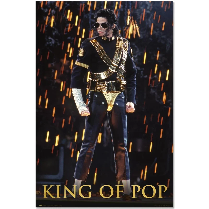 Maxi Poster Rock: Michael Jackson (Dangerous) da Parete Incorniciabile 91x61 cm Carta Lucida Licenza Ufficiale