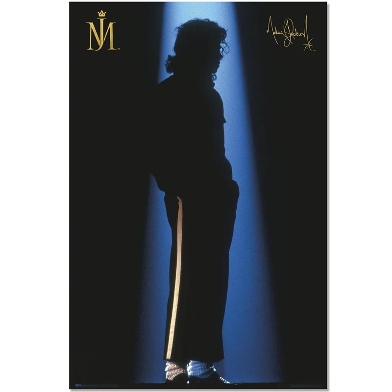 Maxi Poster Rock: Michael Jackson (Billie Jean) da Parete Incorniciabile 91x61 cm Carta Lucida Licenza Ufficiale