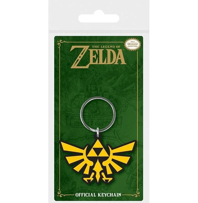 Pyramid Portachiavi The Legend Of Zelda: Triforce - Keychain In Gomma
