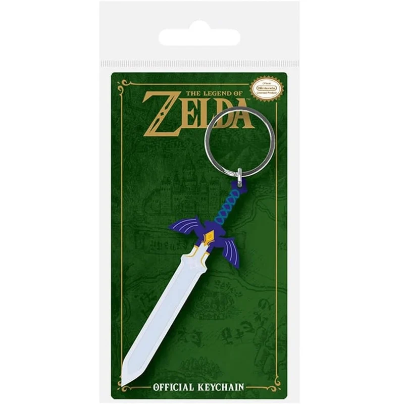 Pyramid Portachiavi The Legend Of Zelda: Master Sword - Keychain In Gomma