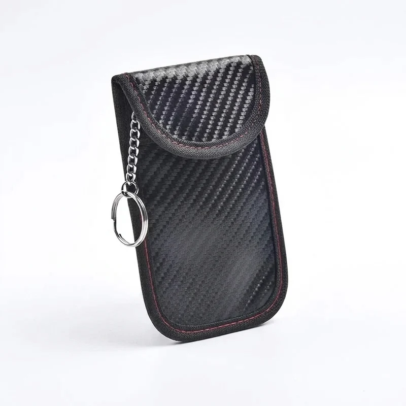 Car Key Signal Shielding Pouch — Faraday RFID Blocker for Keyless Fobs