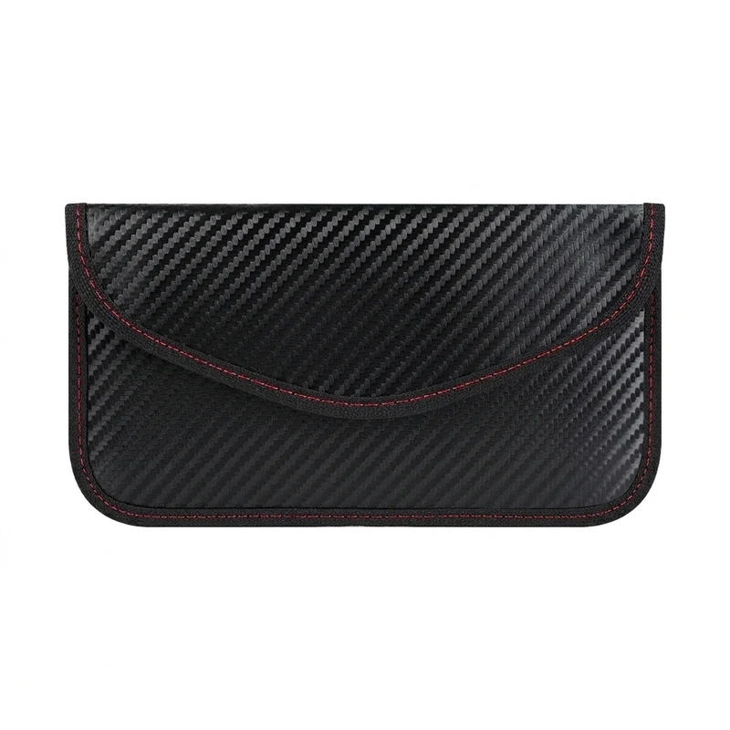 Signal-Blocking Faraday Key Pouch – Car Key & Phone Protector