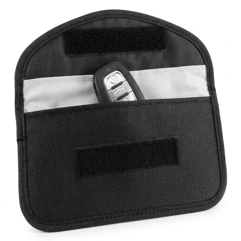 Signal‑Blocking Pouch for Car Keys & Phones – RFID, GPS and NFC Protection