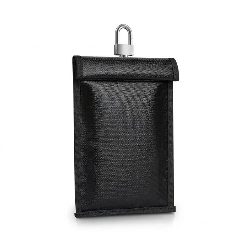 Car Key Signal Shielding Pouch — Waterproof & Fireproof RFID Faraday Bag