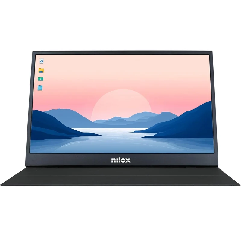 Nilox NXMP15FHD11 Monitor 15.6", FHD, Schermo PC Portatile PS5 Type-C e HDMI, Riduzione Luce Blu, Ideale per PS5/XBOX/PS4/SWITCH e PC