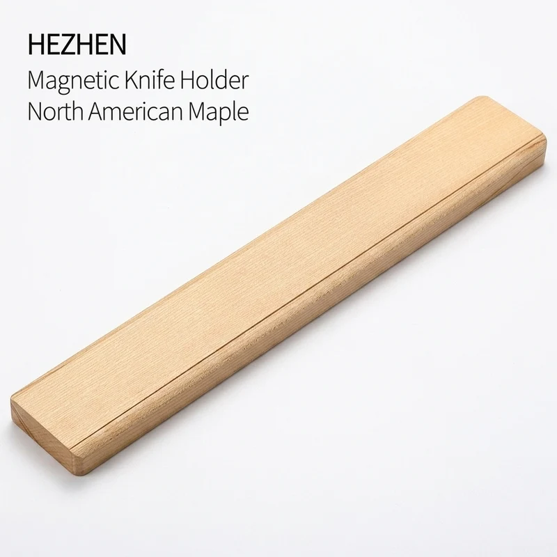 Magnetic Knife Holder 400mm — Acacia Wood Kitchen Rack (Holder Only)