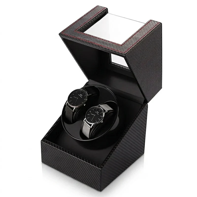 PU Watch Winder for Automatic Watches with USB Charging