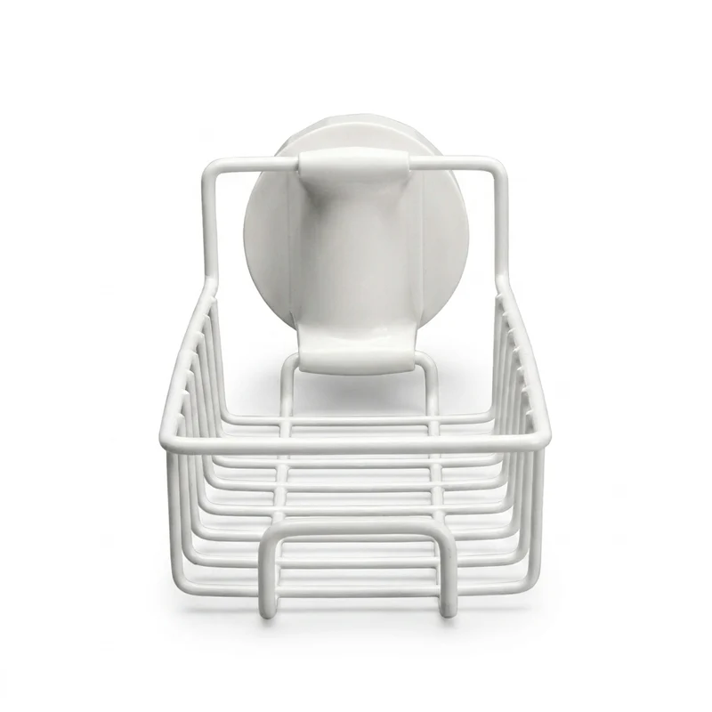 Stainless Steel Under-Tap Sponge Holder — Adjustable Kitchen & Bathroom Rack
