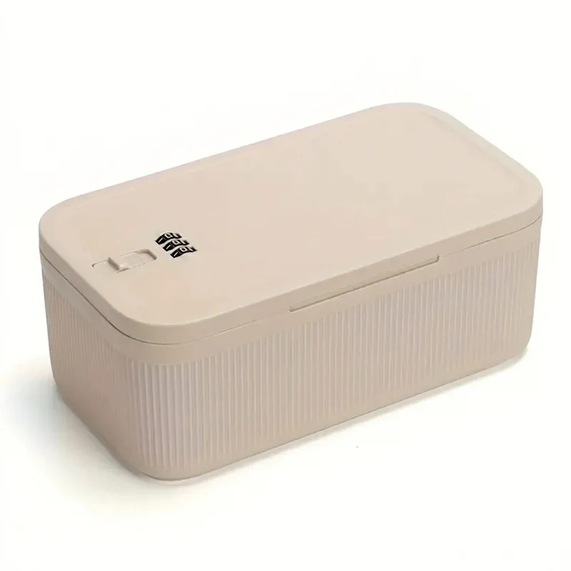 Lockable 2L Storage Box – Plastic Lock Box for Home, Office & School