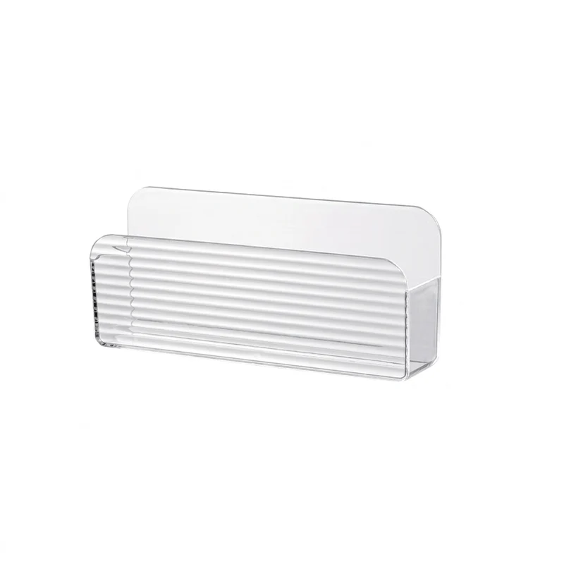 Slim Wall-Mounted Clear Storage Box — Cabinet & Medicine-Cabinet Organiser