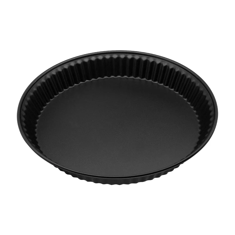 Stampo per crostata fondo liscio Ø30 cm, Linea Black Metallic