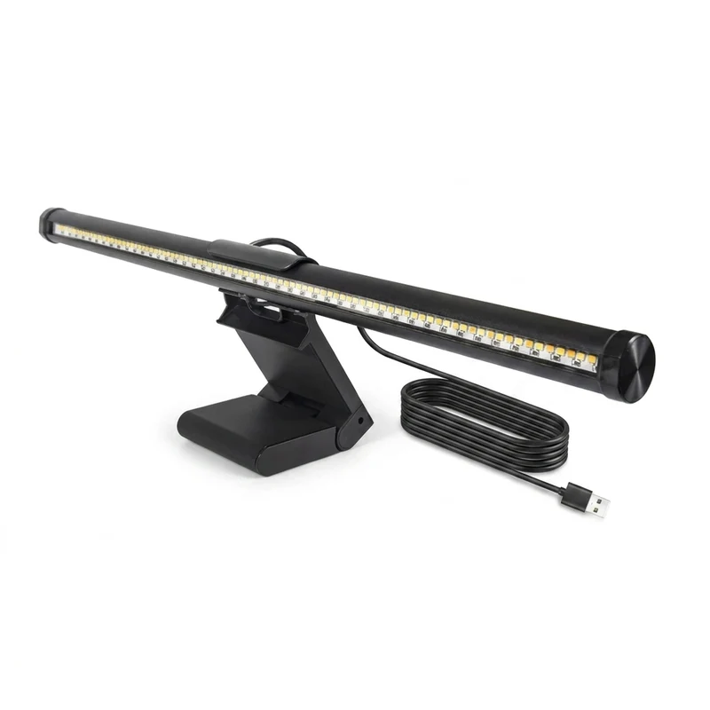 LED Monitor Light Bar — Hanging Screen Lamp, Stepless Dimmable, RGB Option