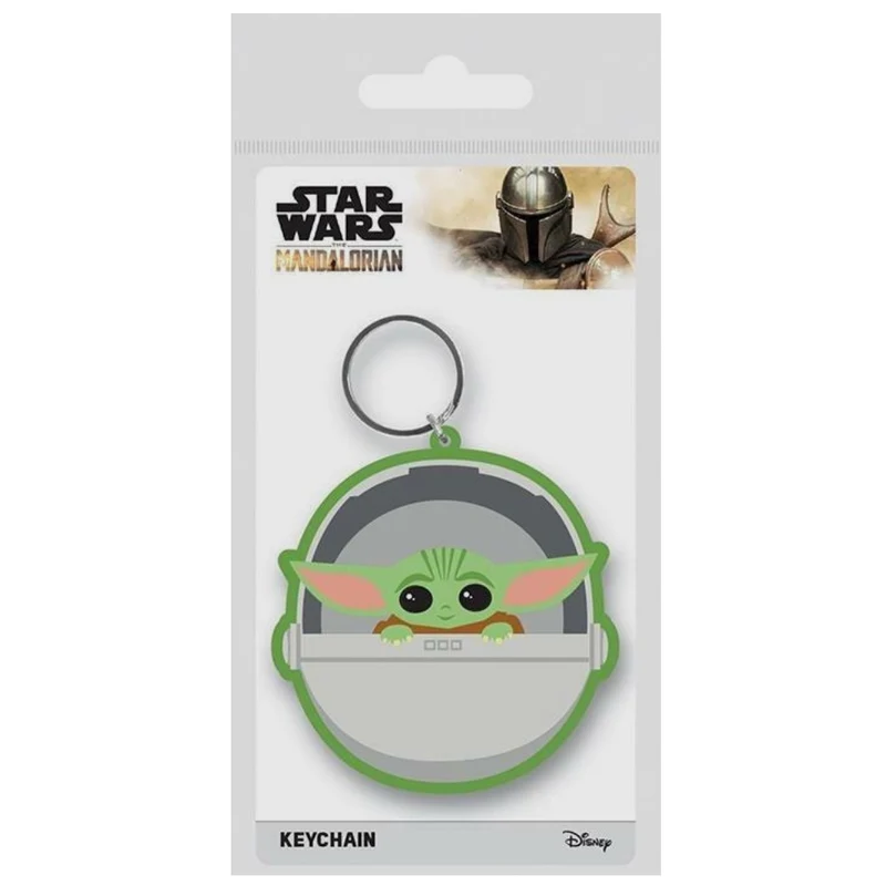 Pyramid Portachiavi Star Wars: The Mandalorian (The Child) - Keychain In Gomma