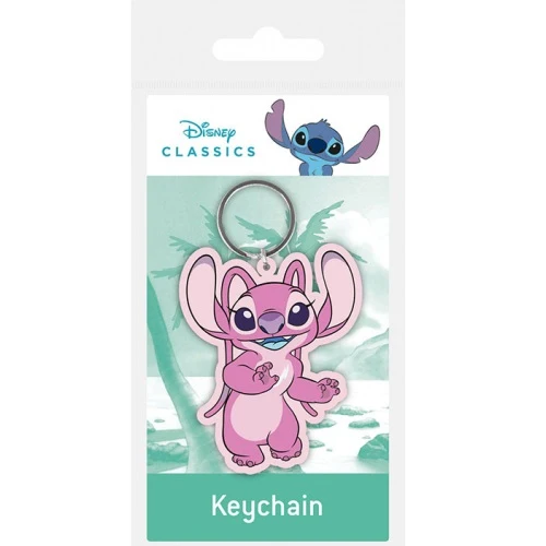 Pyramid Portachiavi Disney Classics Lilo & Stitch (Angel Smile) - Keychain In Gomma