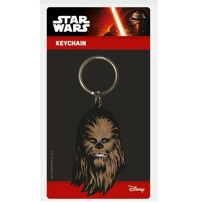 Pyramid Portachiavi Star Wars (Chewbacca) - Keychain In Gomma