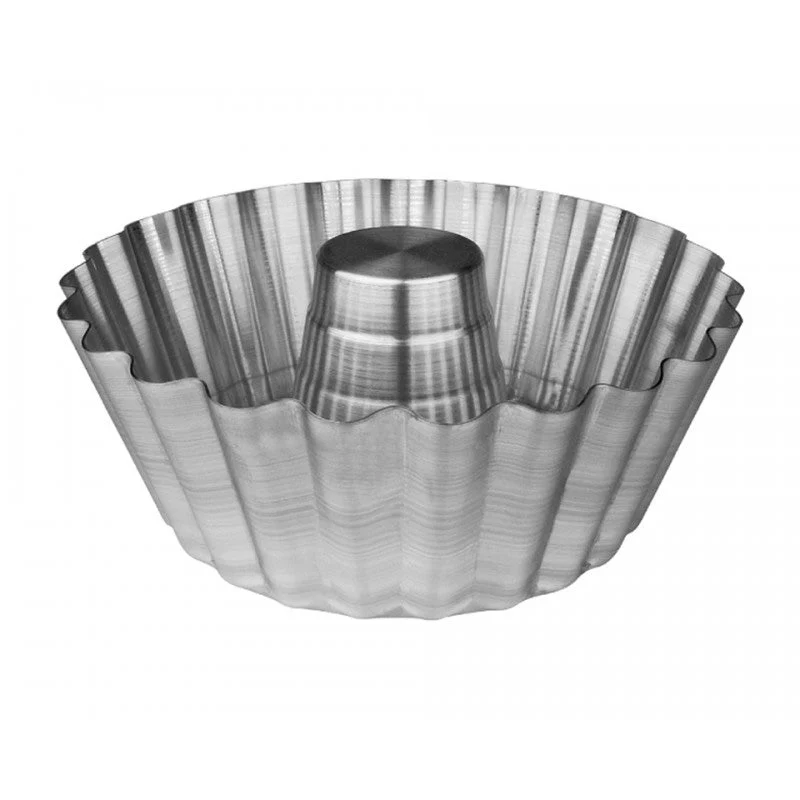 Pentalux Stampo Forma Babà con Cono in Alluminio Ø 28 cm - Antiaderente, Cottura Uniforme, Made in Italy